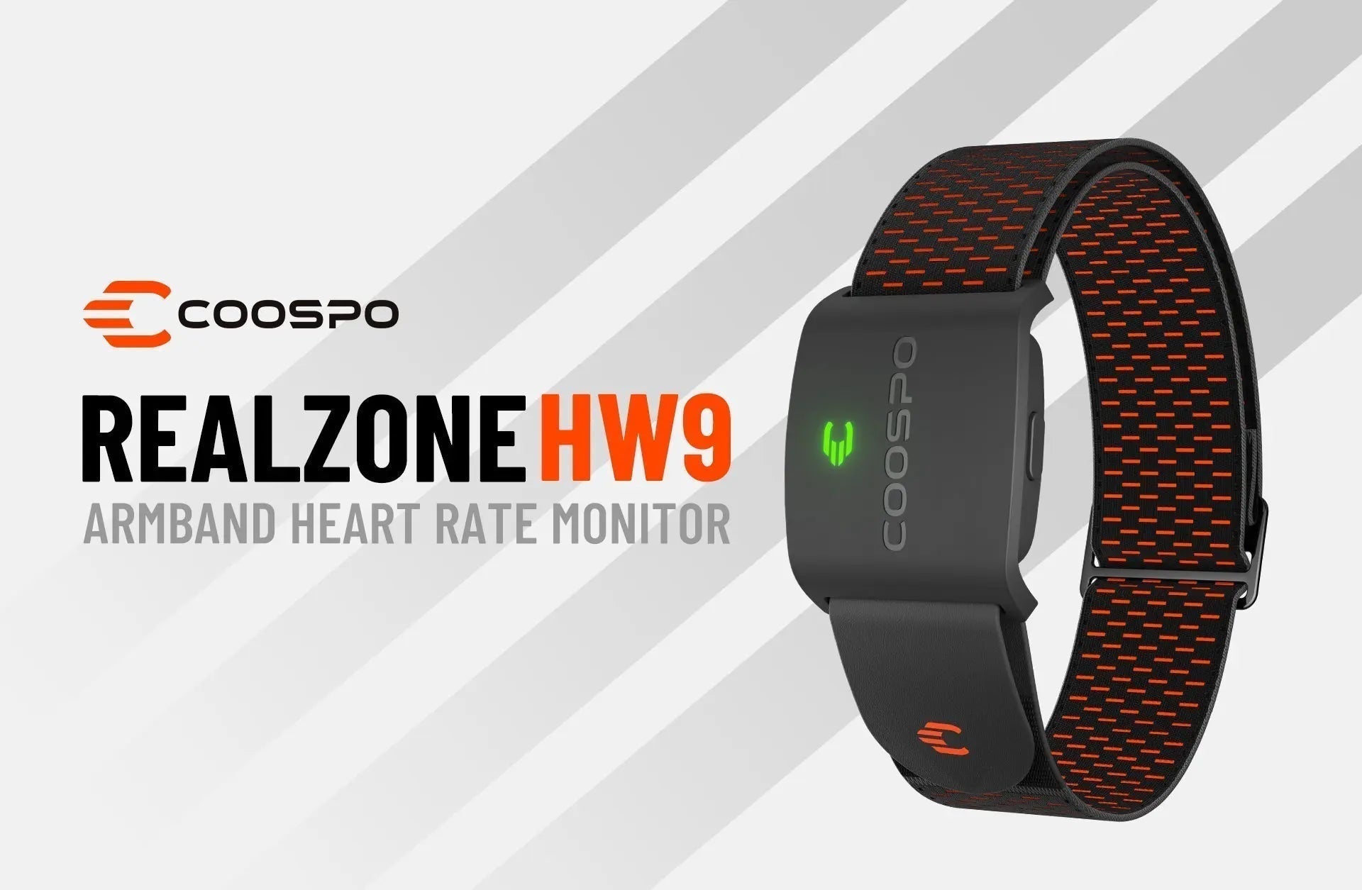 Coospo HW9 - Moniteur de fréquence cardiaque - Bluetooth v5.0