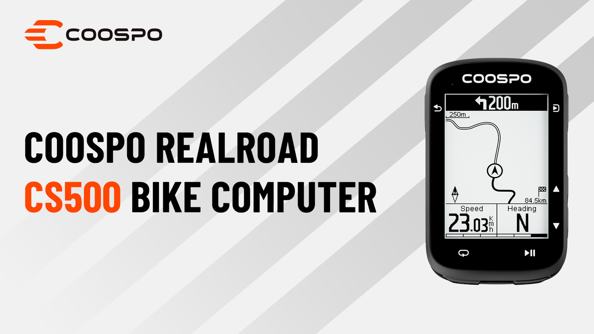 Coospo RealRoad CS500 Bike Computer Introduction