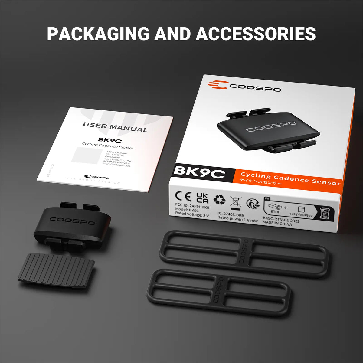 New Arrival BK9C Cycling Cadence Sensor COOSPO
