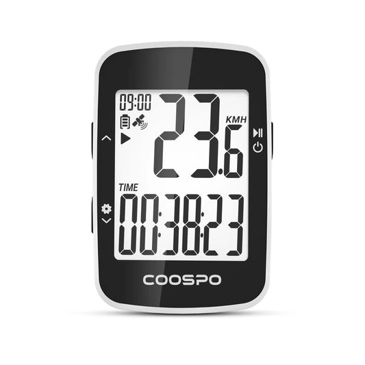 CooSpo Bike Computer Wireless,Cycling GPS Units Computer with IPX7,Bicycle Speedometer Odometer with 2.3 Inch Auto-Backlight,Bike GPS Tracker with Max Speed Alarm