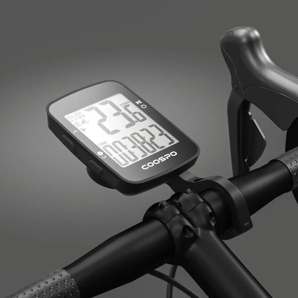 CooSpo Bike Computer Wireless,Cycling GPS Units Computer with IPX7,Bicycle Speedometer Odometer with 2.3 Inch Auto-Backlight,Bike GPS Tracker with Max Speed Alarm
