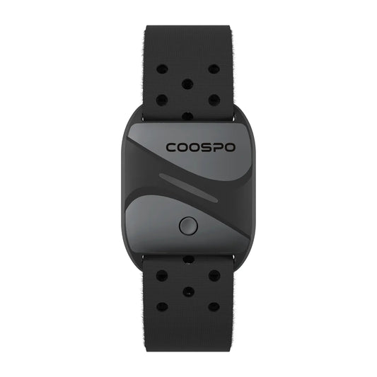 CooSpo Heart Rate Monitor,Armband Heart Rate Monitor with HR Zone Heart Rate Variability,Bluetooth4.0 & ANT+ Dual HRM Optical HR Monitor with IP67 for Peloton Strava Zwift DDP Yoga
