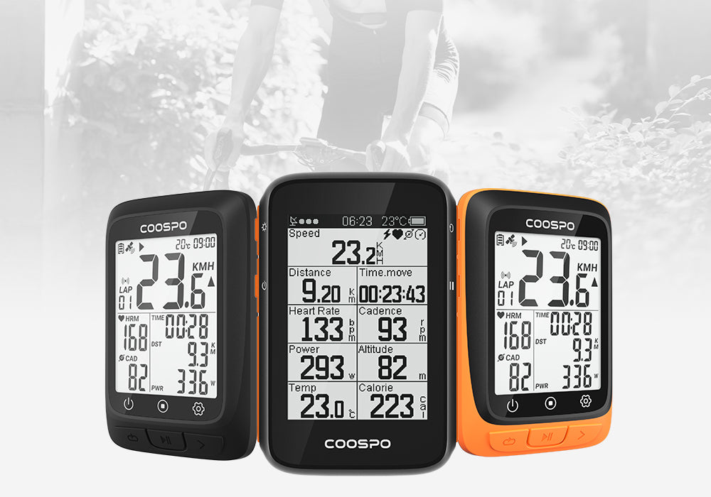BC200 GPS bike computer custom data display