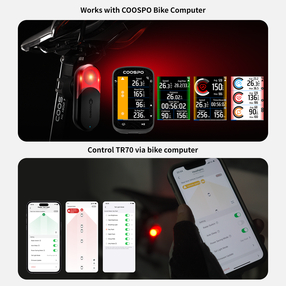 🔥TR70 Smart Radar Tail Light