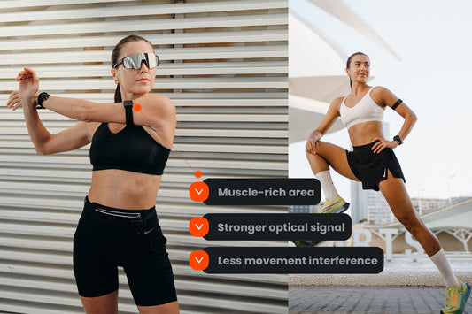 The right armband placement is crucial for accurate heart rate readings: Why COOSPO recommends wearing it on your upper arm?