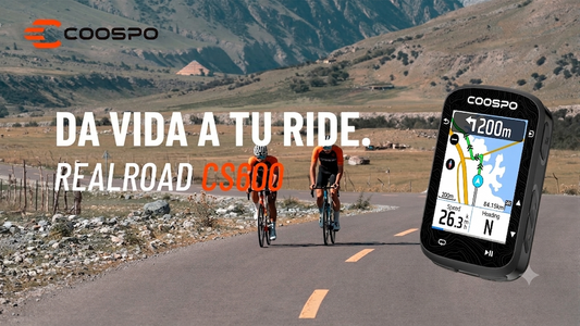 Introducción al ciclocomputador GPS Coospo RealRoad CS600
