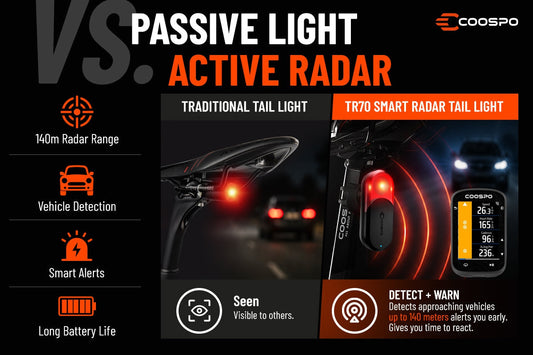 How Does a Radar Taillight Actually Work? COOSPO TR70 Technical Deep Dive