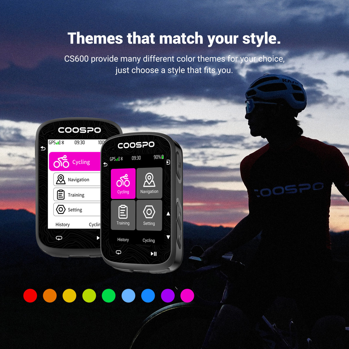 🔥REALROAD CS600 GPS Bike Computer
