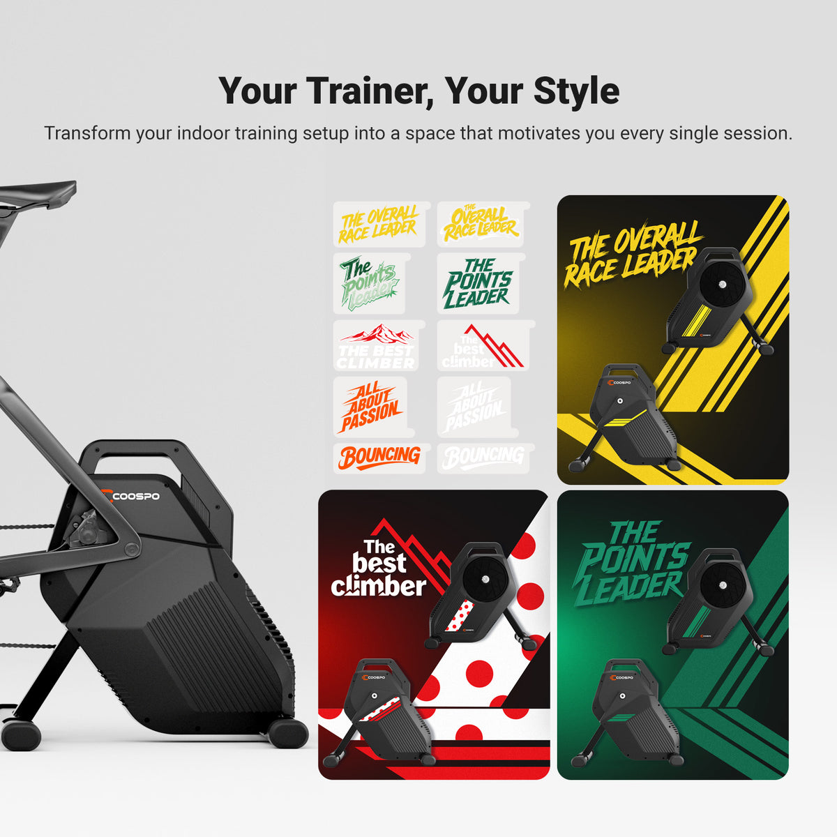 ⭐️COOSPO T10 Smart Indoor Bike Trainer