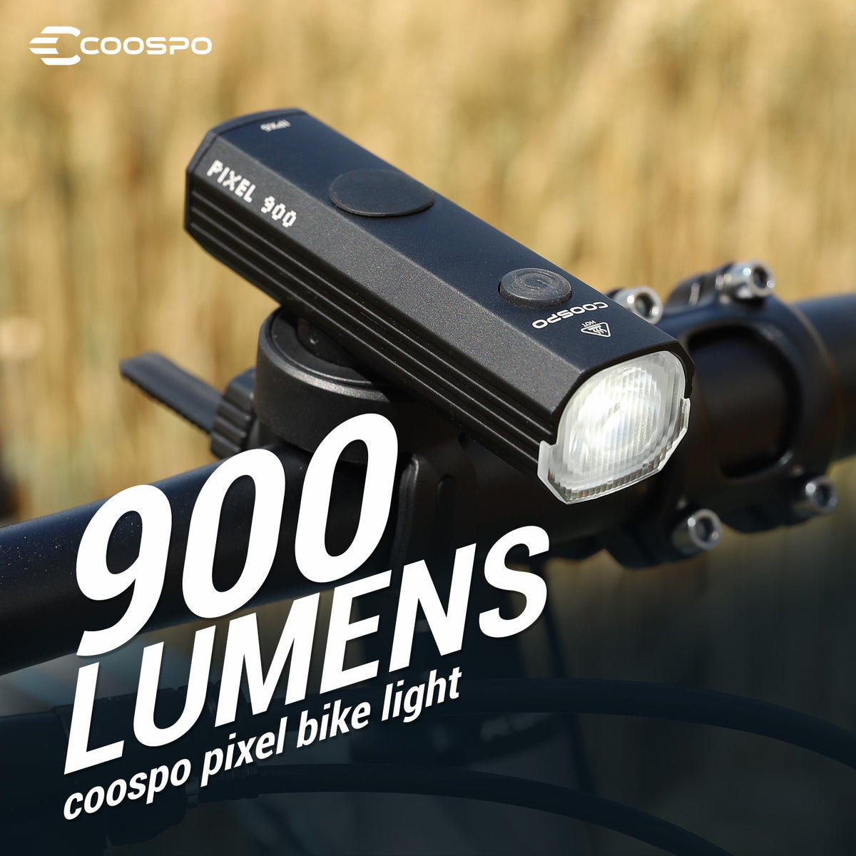 ⭐️COOSPO PIXEL Bike Light 400/600/900 Lumen