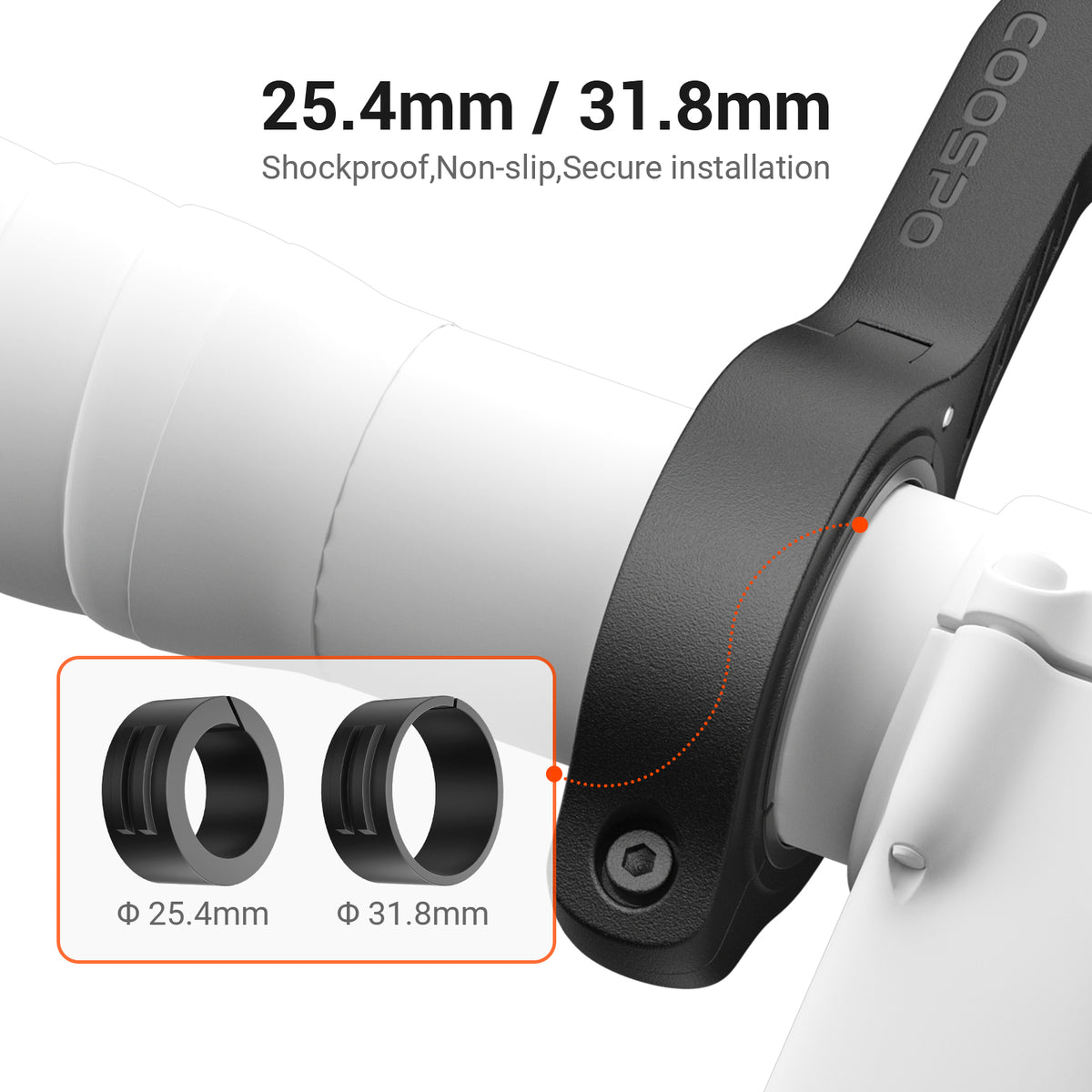 🔥MT5/MT5S Out-front Mount for Coospo/Garmin Bike Computer/Sports Camera