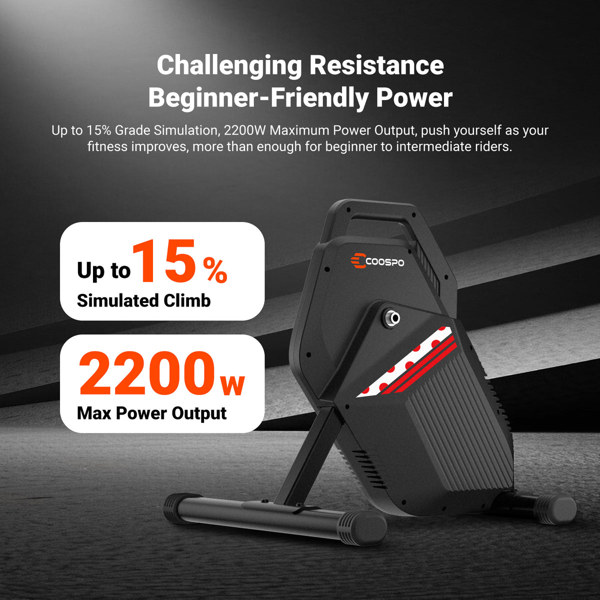⭐️COOSPO T10 Smart Indoor Bike Trainer