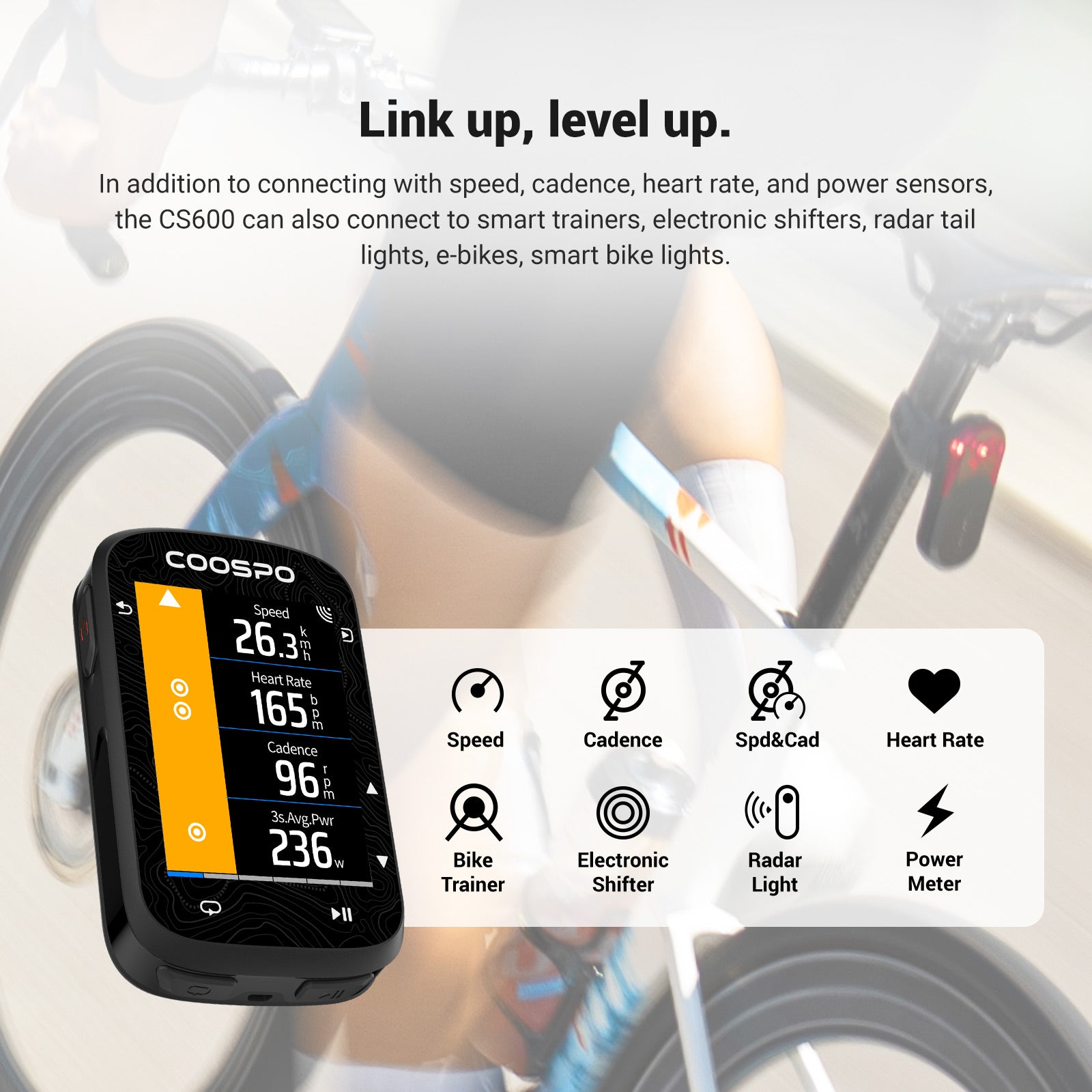 🔥REALROAD CS600 GPS Bike Computer