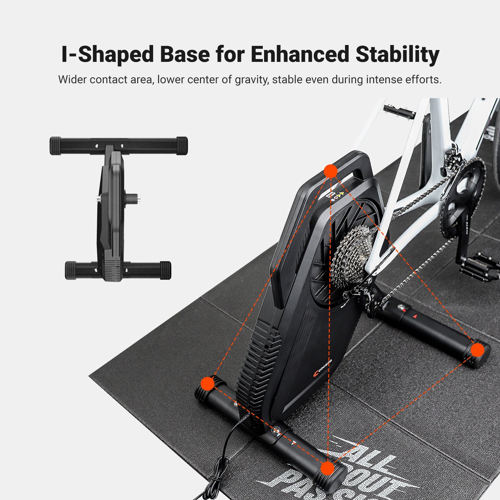 ⭐️COOSPO T10 Smart Indoor Bike Trainer