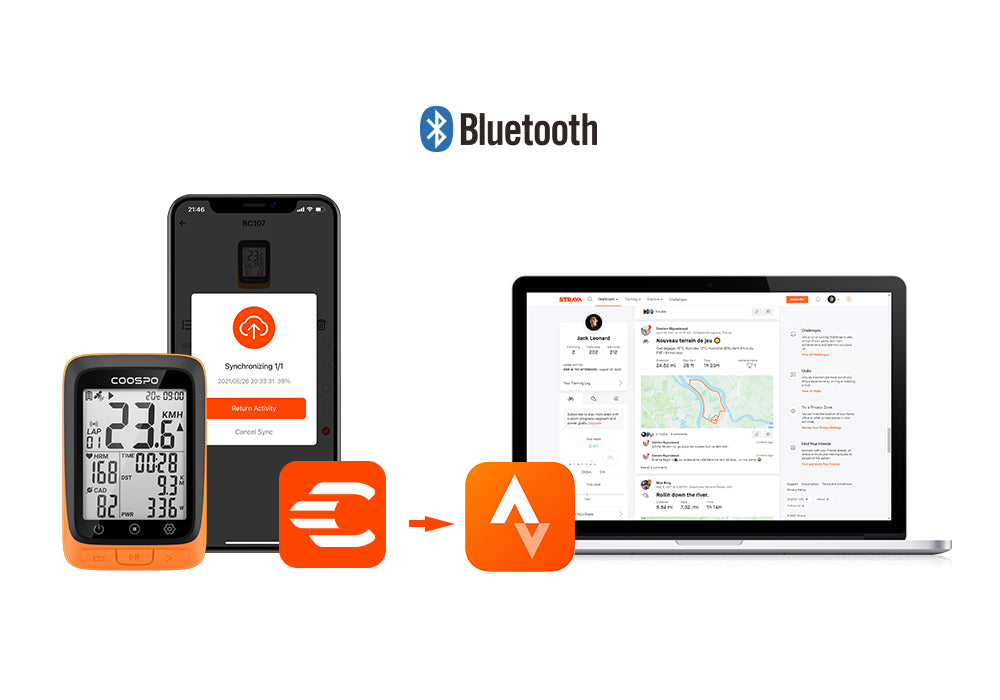 BC107 Sync To Strava