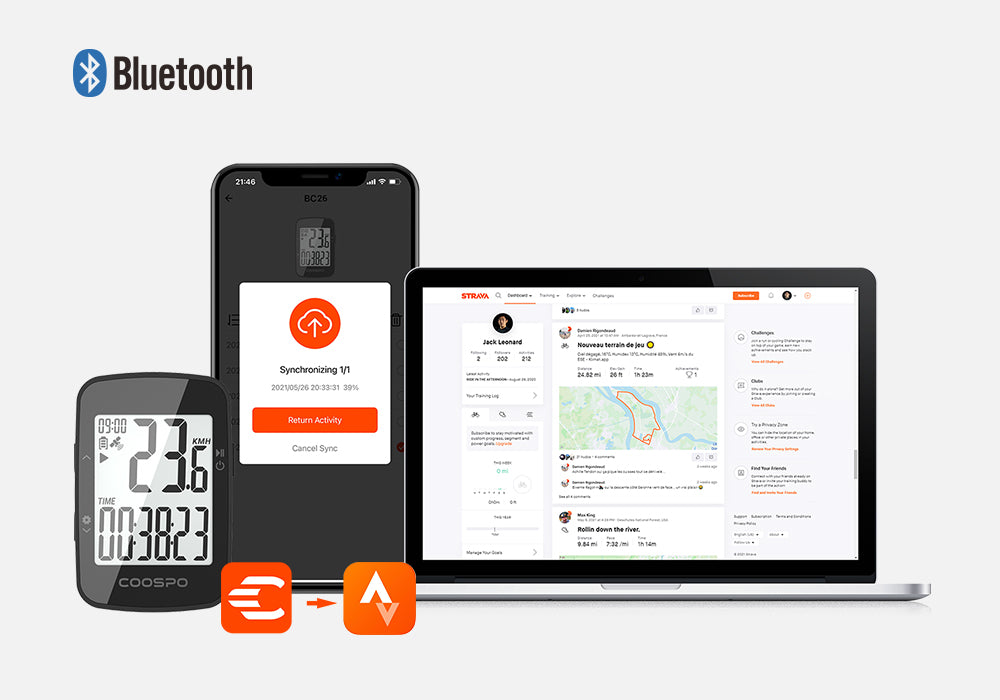 Sync data to Strava