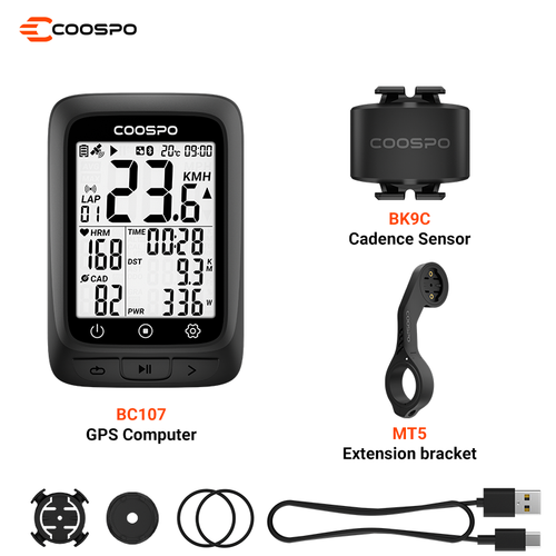 einfacher gps fahrradcomputer GPS-Fahrradcomputer CooSpo BC107-Einsteiger-Fahrradcomputer – COOSPO
