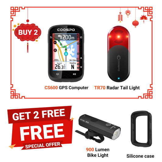 🔥🔥REALROAD CS600 GPS Bike Computer（BUY 2 GET 2 FREE）
