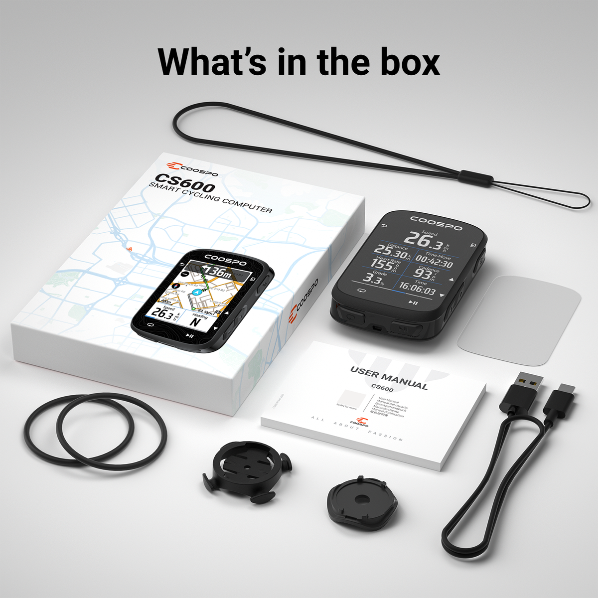 🔥REALROAD CS600 GPS Bike Computer