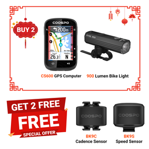 🔥🔥Ordinateur de vélo GPS REALROAD CS600 (2 achetés, 2 offerts)