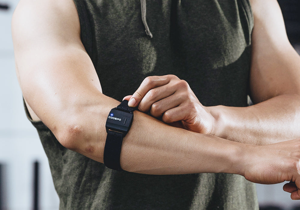 Computer Monitor COOSPO Armband Heart Rate Monitor, Bluetooth ANT+