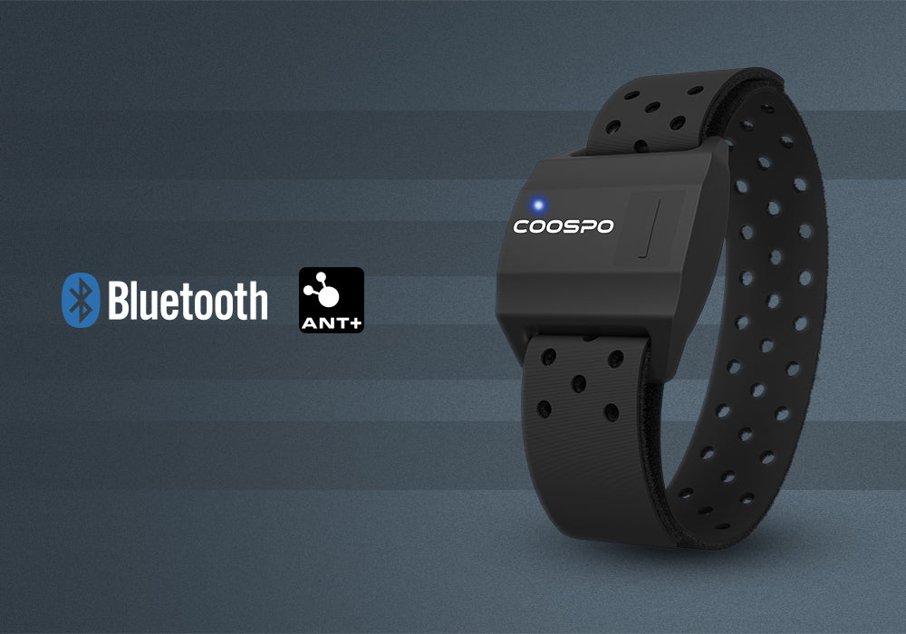Gps Tracker COOSPO Armband Heart Rate Monitor, Bluetooth ANT+ HR