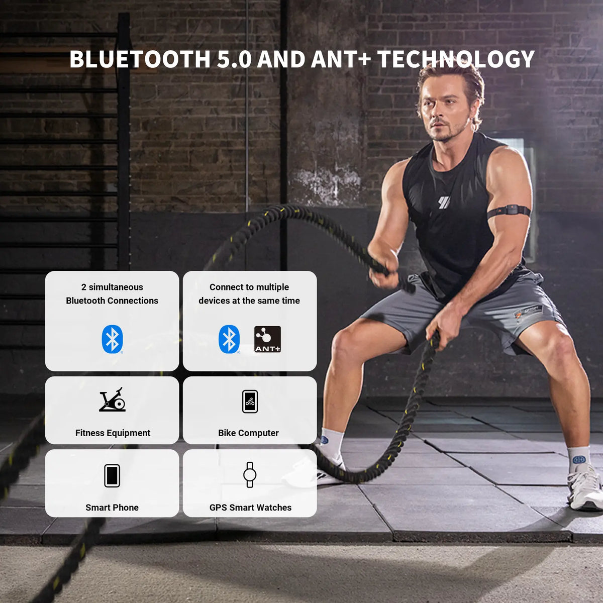REALZONE HW9 Armband Heart Rate Monitor COOSPO