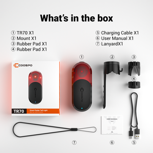 ⭐️TR70 Smart Radar Tail Light（Presale Special discount）