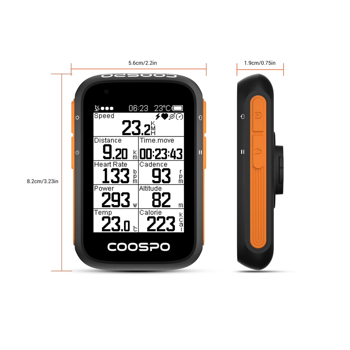 BC200 GPS Bike Computer