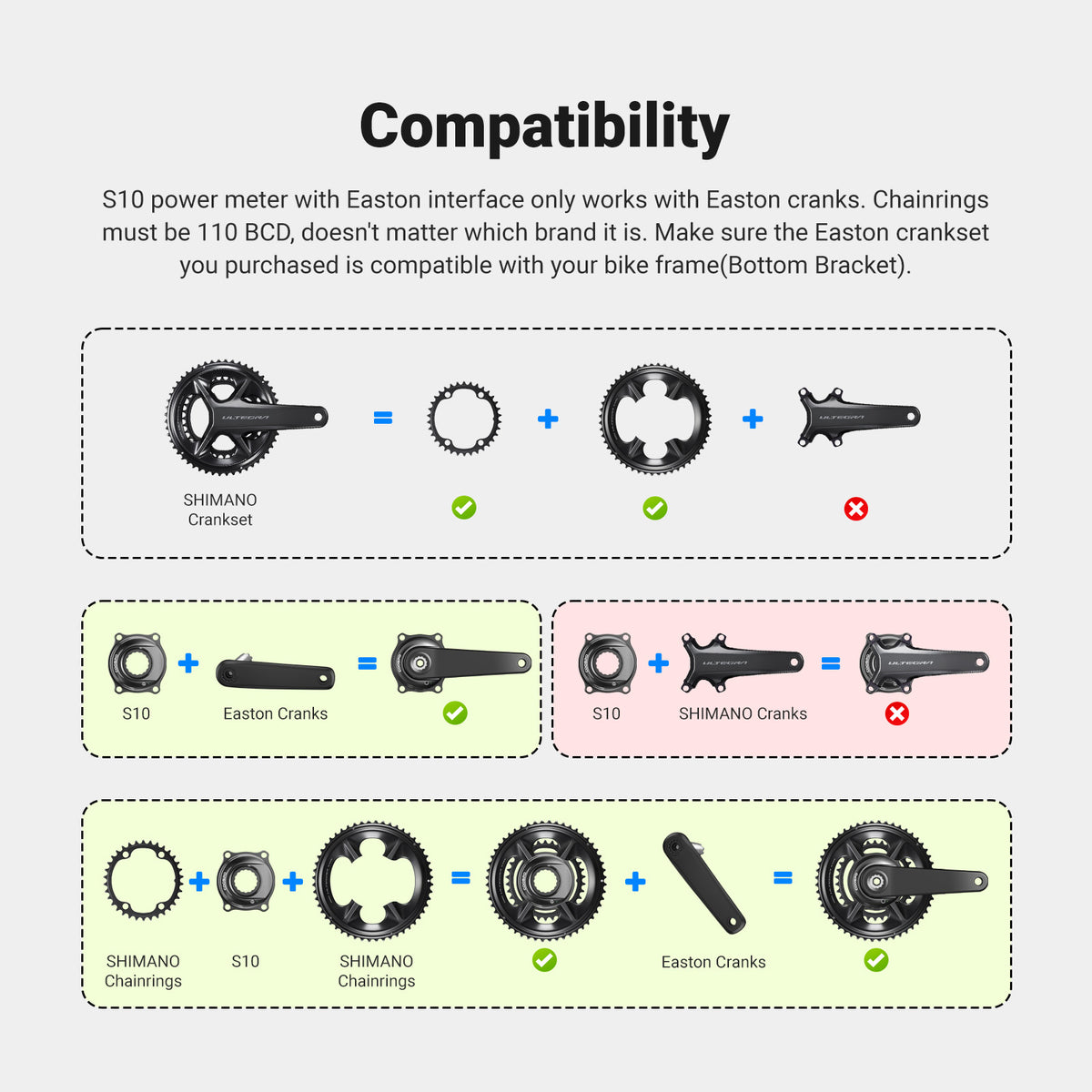 ⭐️S10 Spider Power Meter for Easton Cinch Crankset