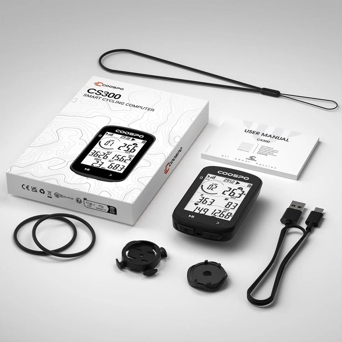 REALROAD™ CS300 GPS Bike Computer (New arrival) COOSPO